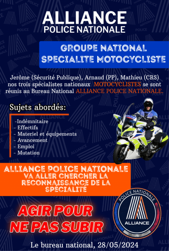 Groupe national spécialité motocycliste o